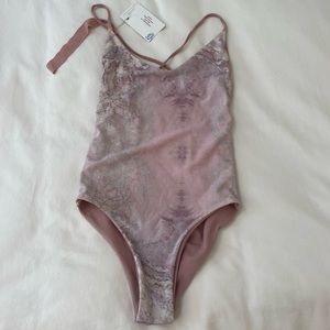NWT Reversible One Piece Bathing Suit, XS